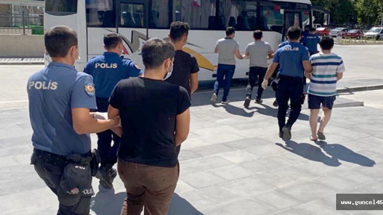 Kahramanmaraş'ta uyuşturucu operasyonu 5 kişi yakalandı