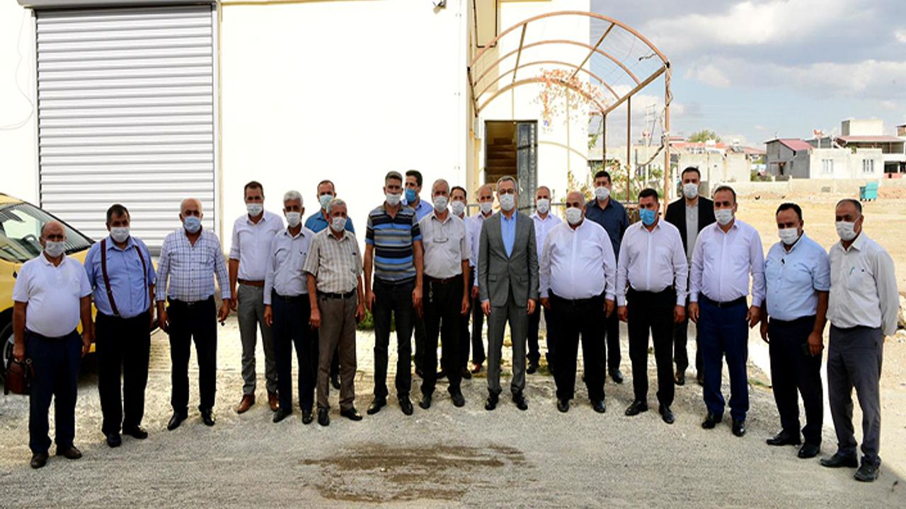 Güngör, Muhtarlarla bir araya geldi
