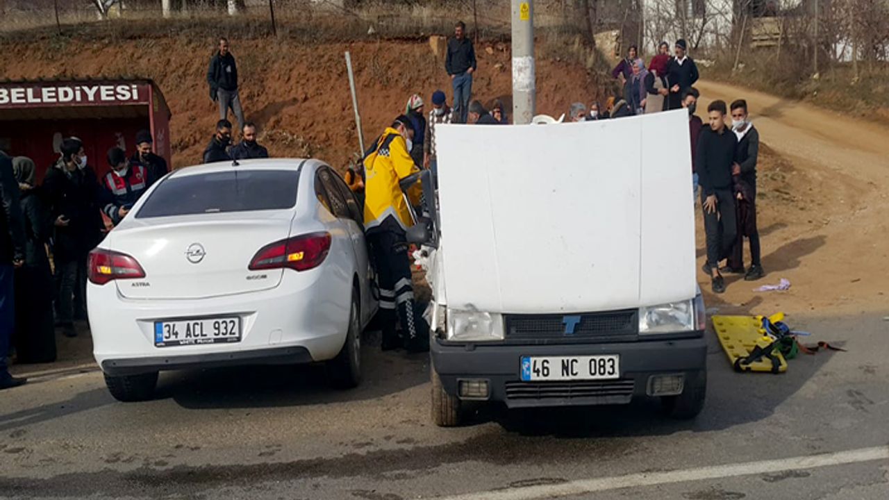 Kahramanmaraş'ta trafik kazası: 9 yaralı