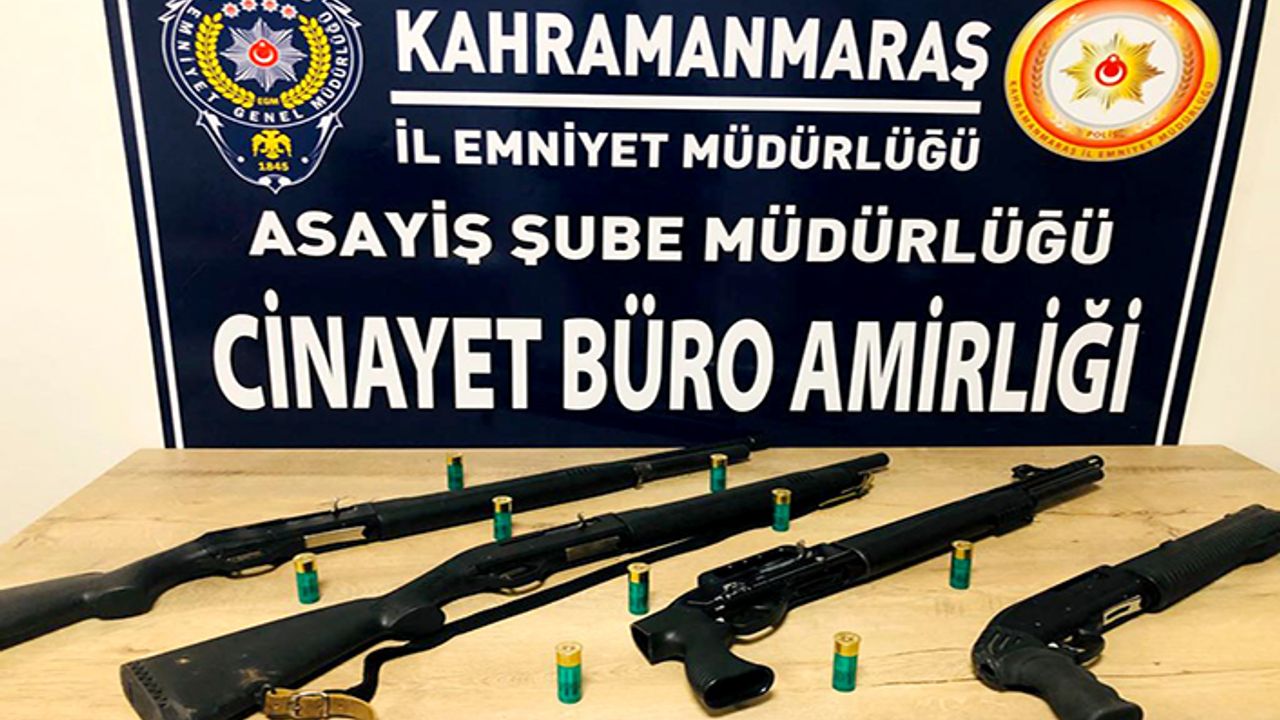24 şüpheliden 27 silah ele geçirildi