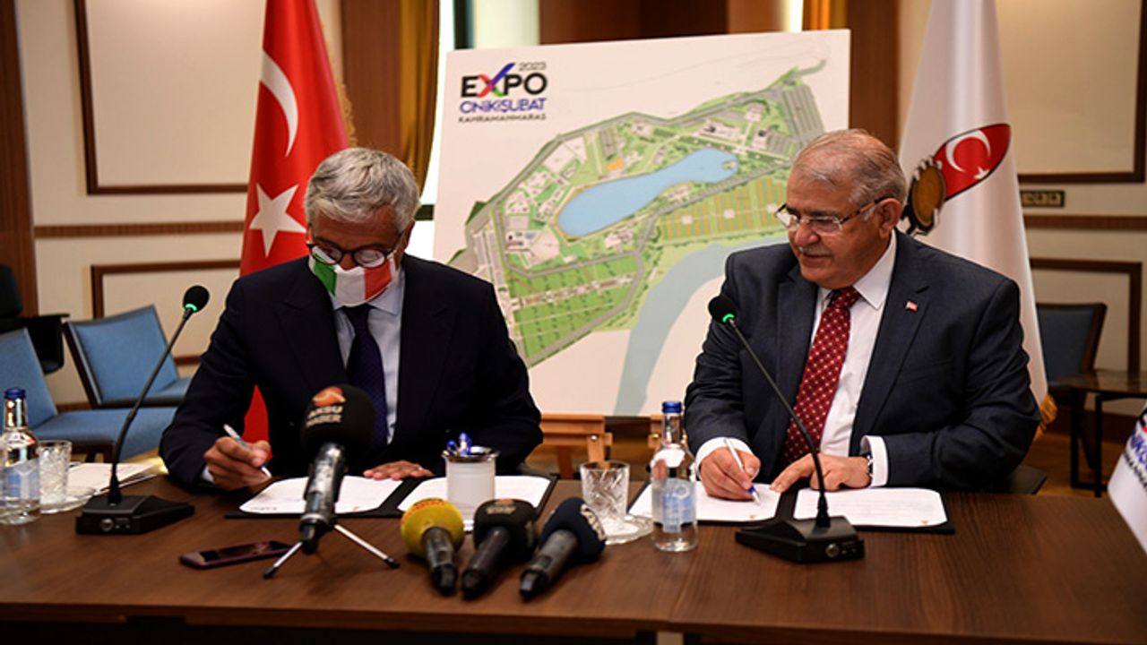 Mahçiçek EXPO 2023 için İtalya ile anlaşma imzaladı