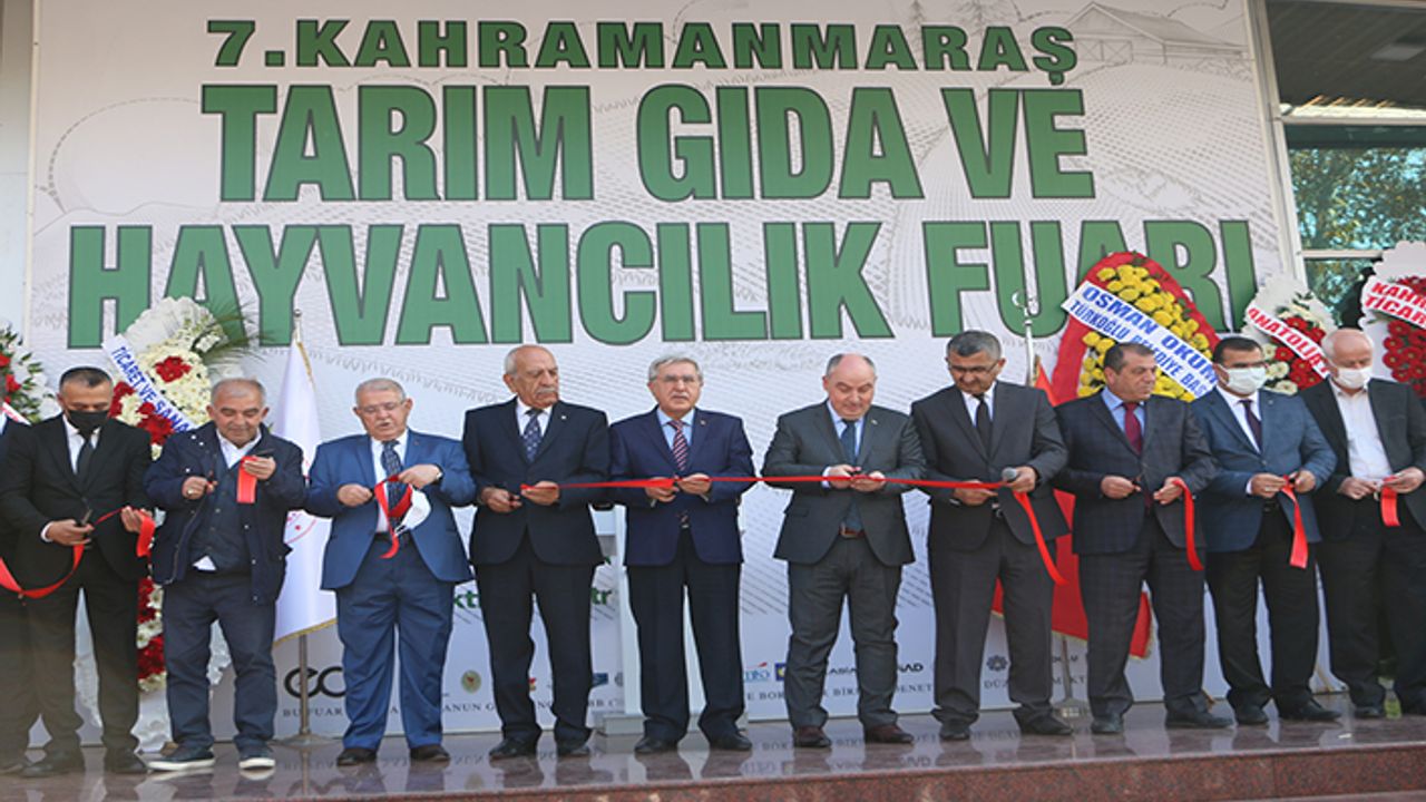 7. Kahramanmaraş Tarım, Gıda ve Hayvancılık fuarı açıldı