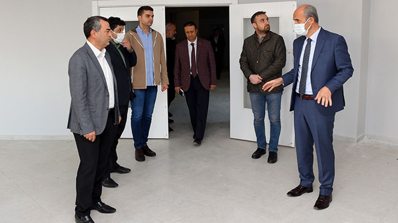 Gazipaşa Gençlik Merkezi inşaatında sona gelindi