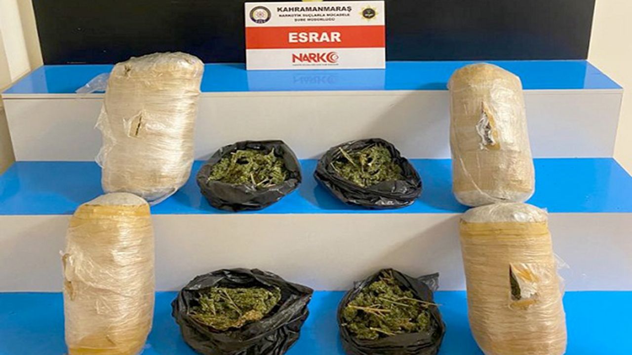 Operasyonda 15 kilo 540 gram esrar ele geçirildi