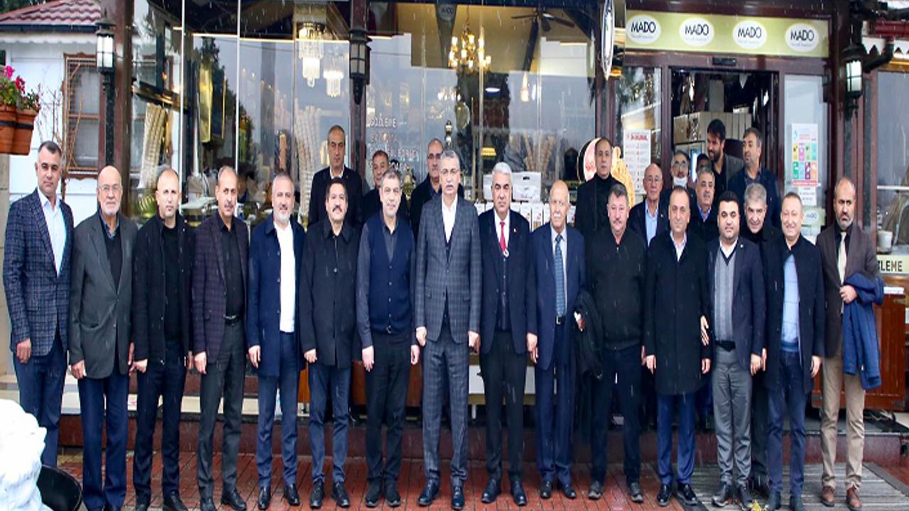 Güvenç, meslek odası başkanlarıyla bir araya geldi