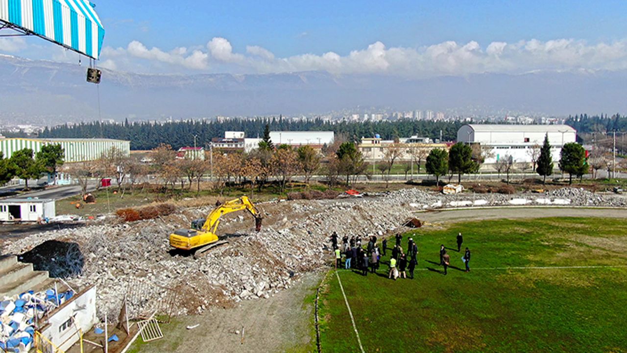 Yeni stadyumun çalışmaları devam ediyor