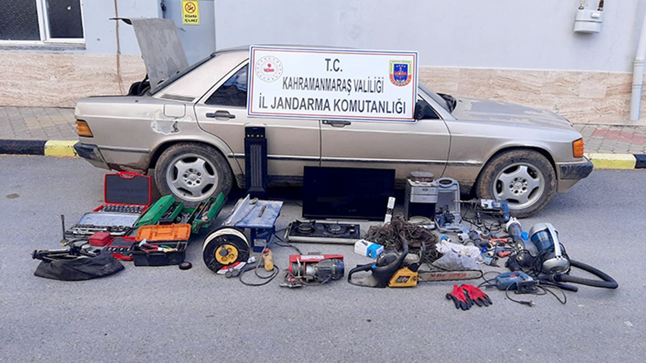 40 bin lira değerindeki eşyaları çaldı