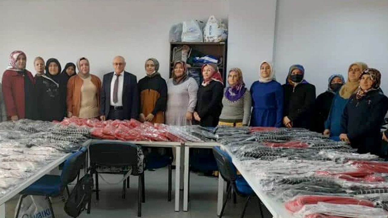 Dulkadiroğlu Gençlik Merkezi kursiyerlerinden örnek davranış