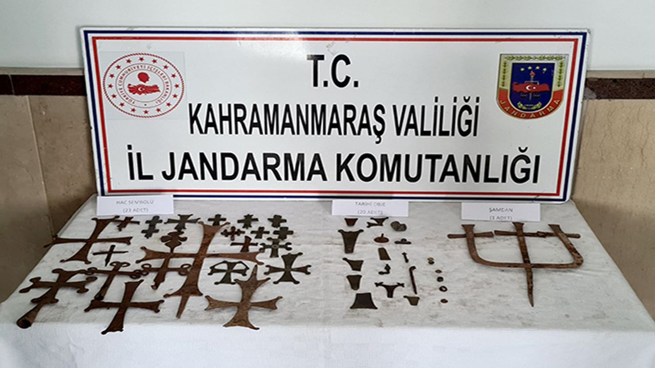 Tarihi eser kaçakçılarına operasyon: 2 gözaltı