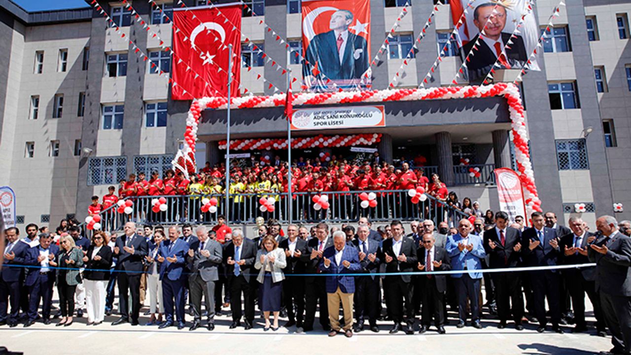 Adil Sani Konukoğlu Spor Lisesi açılışı yapıldı