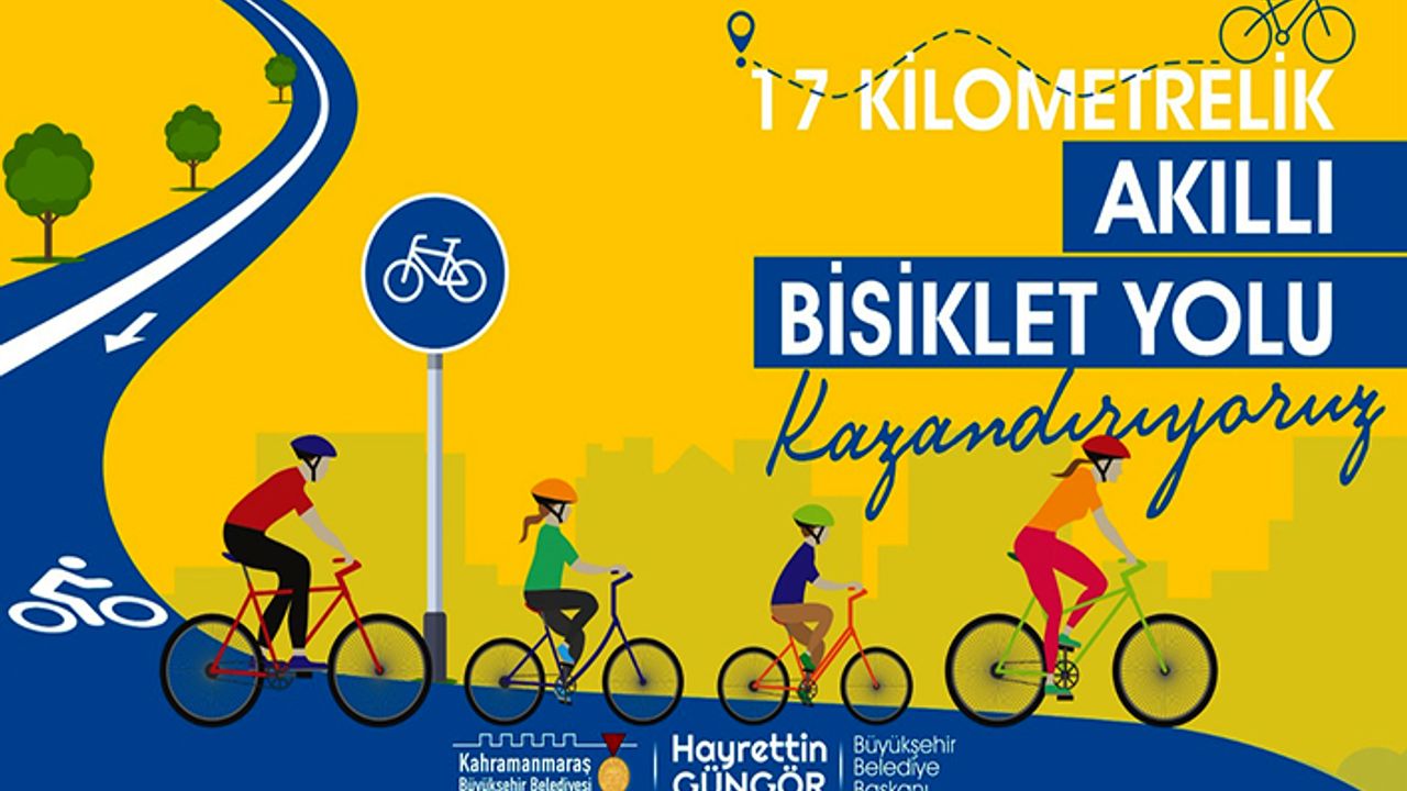 Kente 17 kilometrelik akıllı bisiklet yolu yapılacak