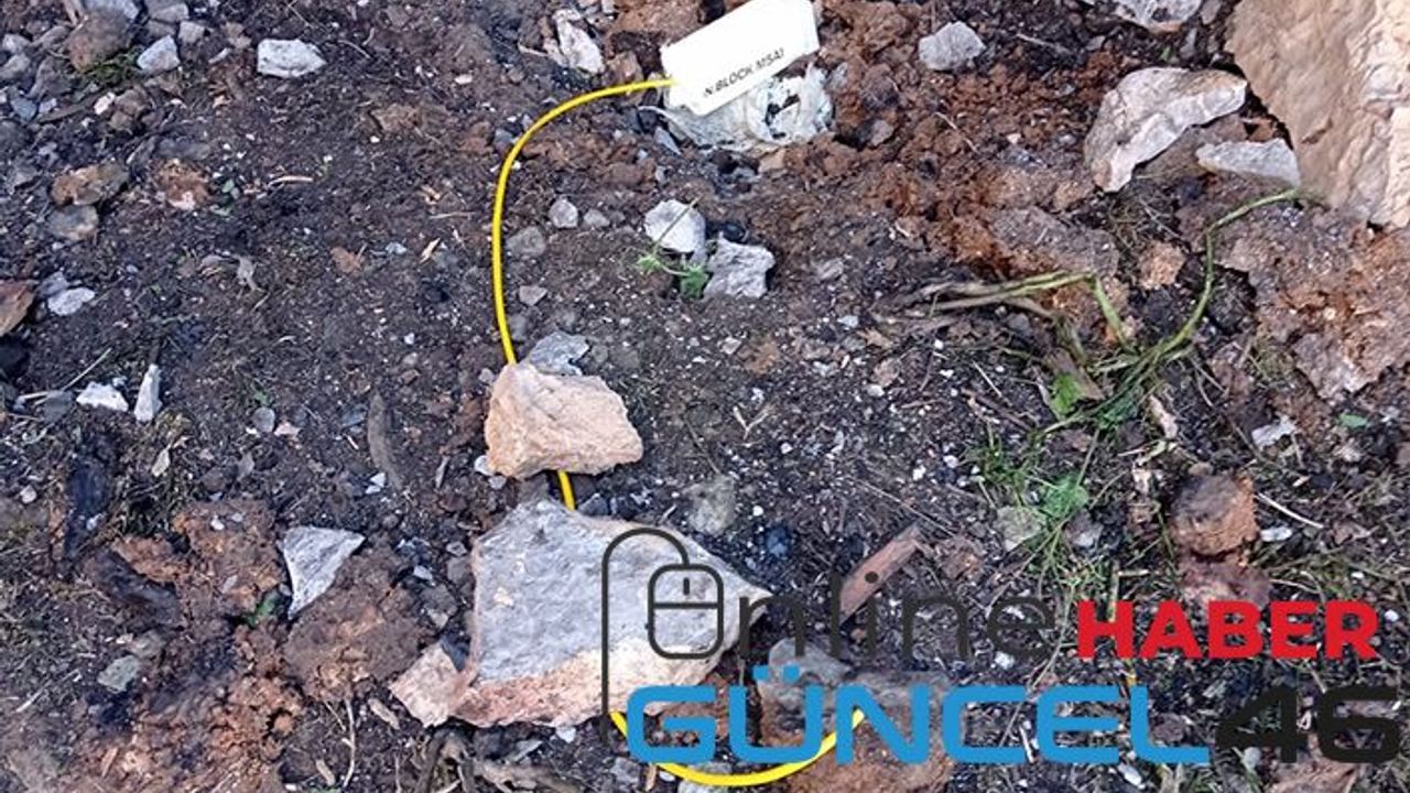 El yapımı patlayıcı böyle imha edildi