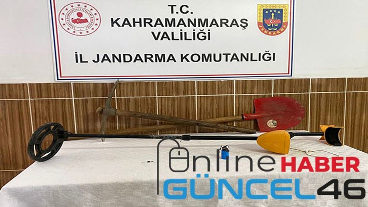 Kaçak kazı yapan 2 kişi yakalandı