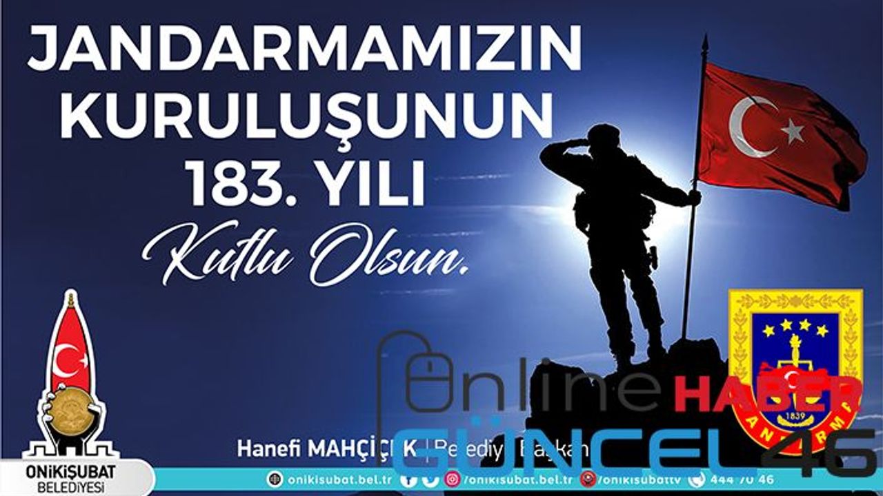 Mahçiçek’ten Jandarma’nın 183’üncü kuruluş yıl dönümü mesajı