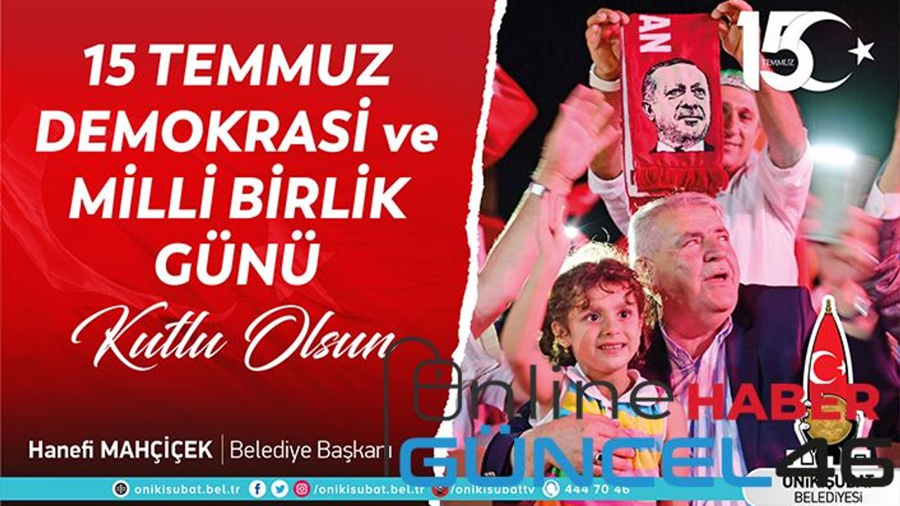 Mahçiçek, “Türkiye aşkıyla, darbecilere ve hainlere geçit vermedik, vermeyeceğiz”
