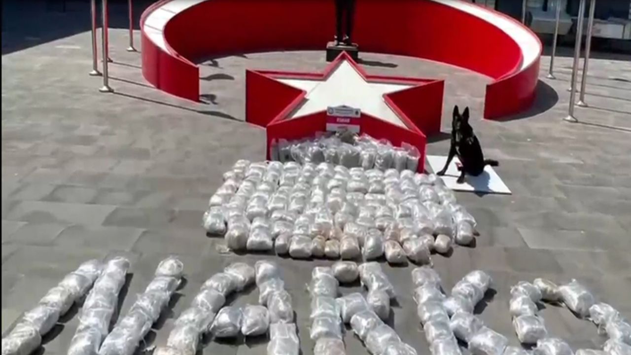 Kahramanmaraş’ta 117 kilo esrar ele geçirildi