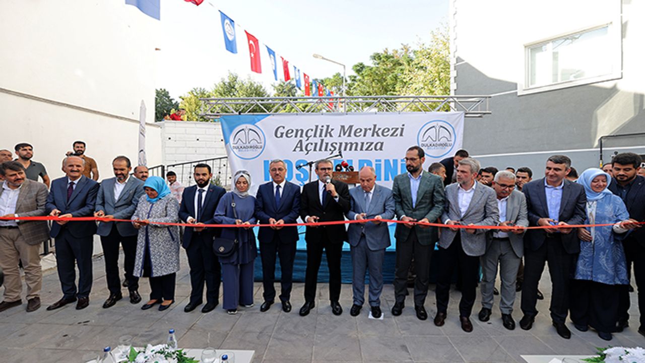Gazipaşa Dr. Cafer Tatlıbal Gençlik Merkezi açıldı
