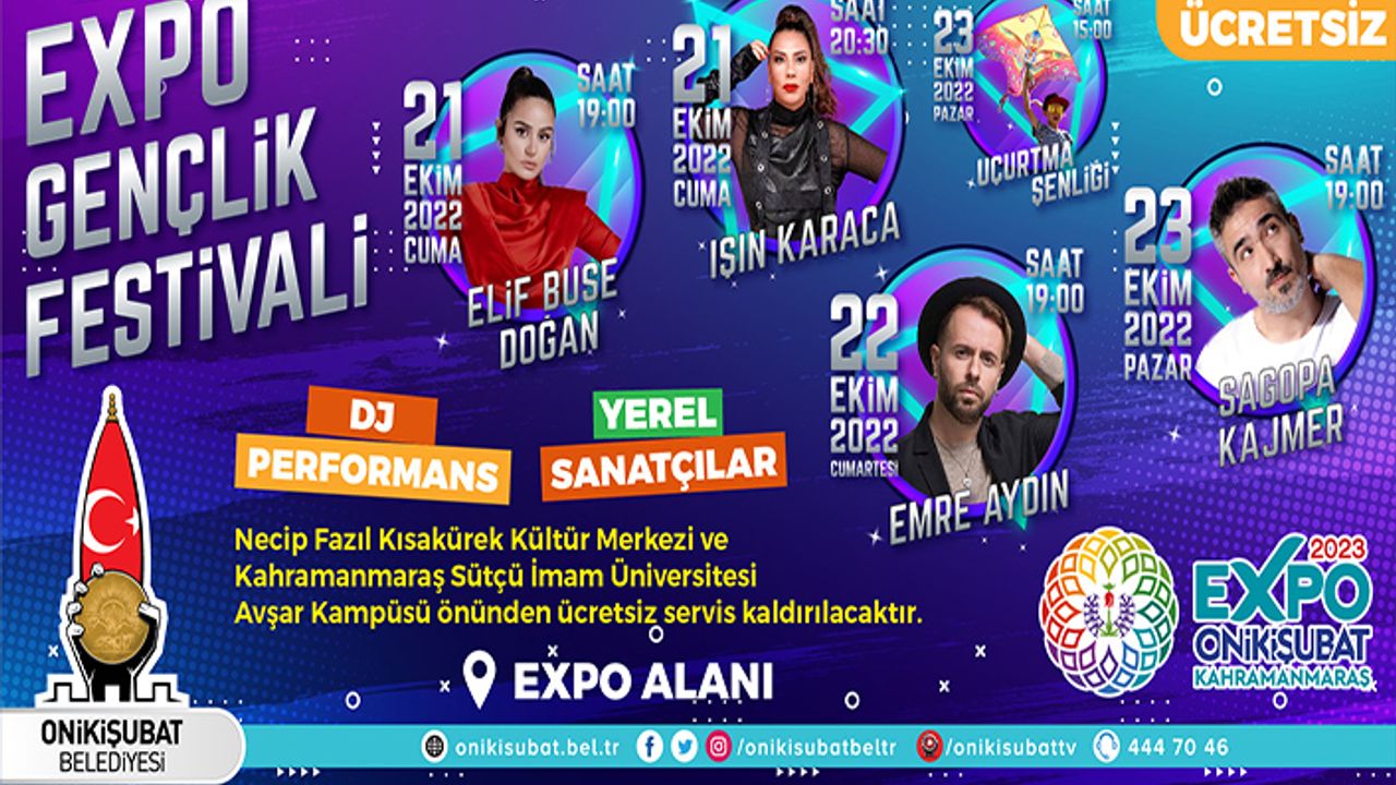 Festivali, Işın Karaca ve Elif Buse Doğan konserleriyle başlıyor