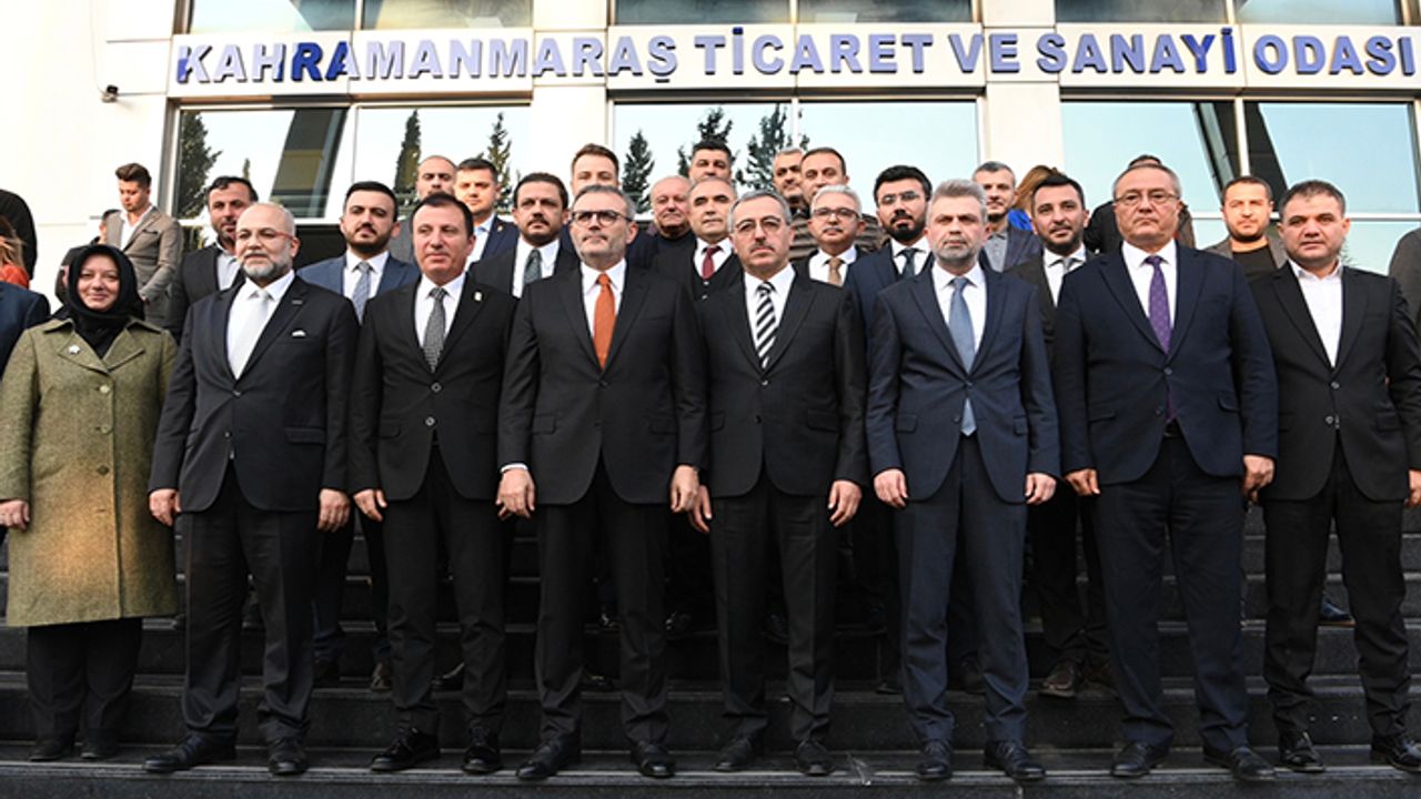 Güngör ve Ünal’dan KMTSO Başkanı Buluntu’ya hayırlı olsun ziyareti