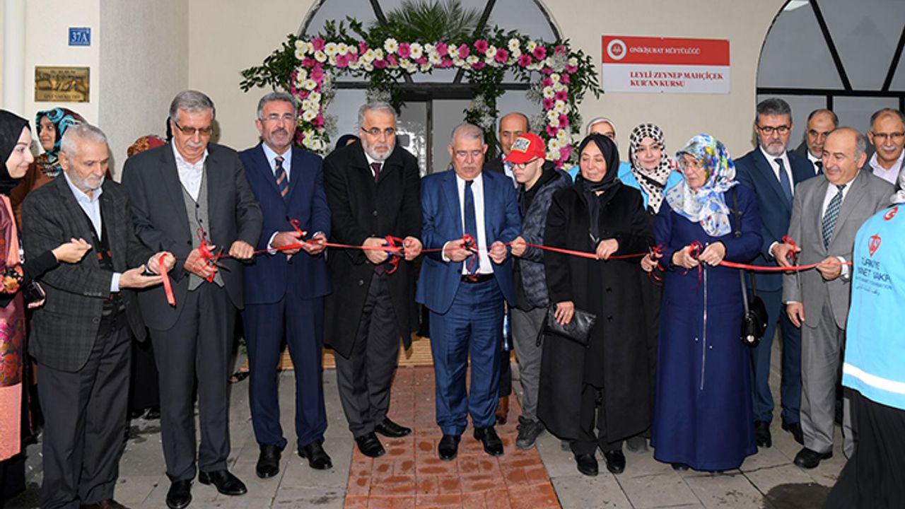 Leyli-Zeynep Mahçiçek Kur’an Eğitim Merkezi dualarla hizmete açıldı