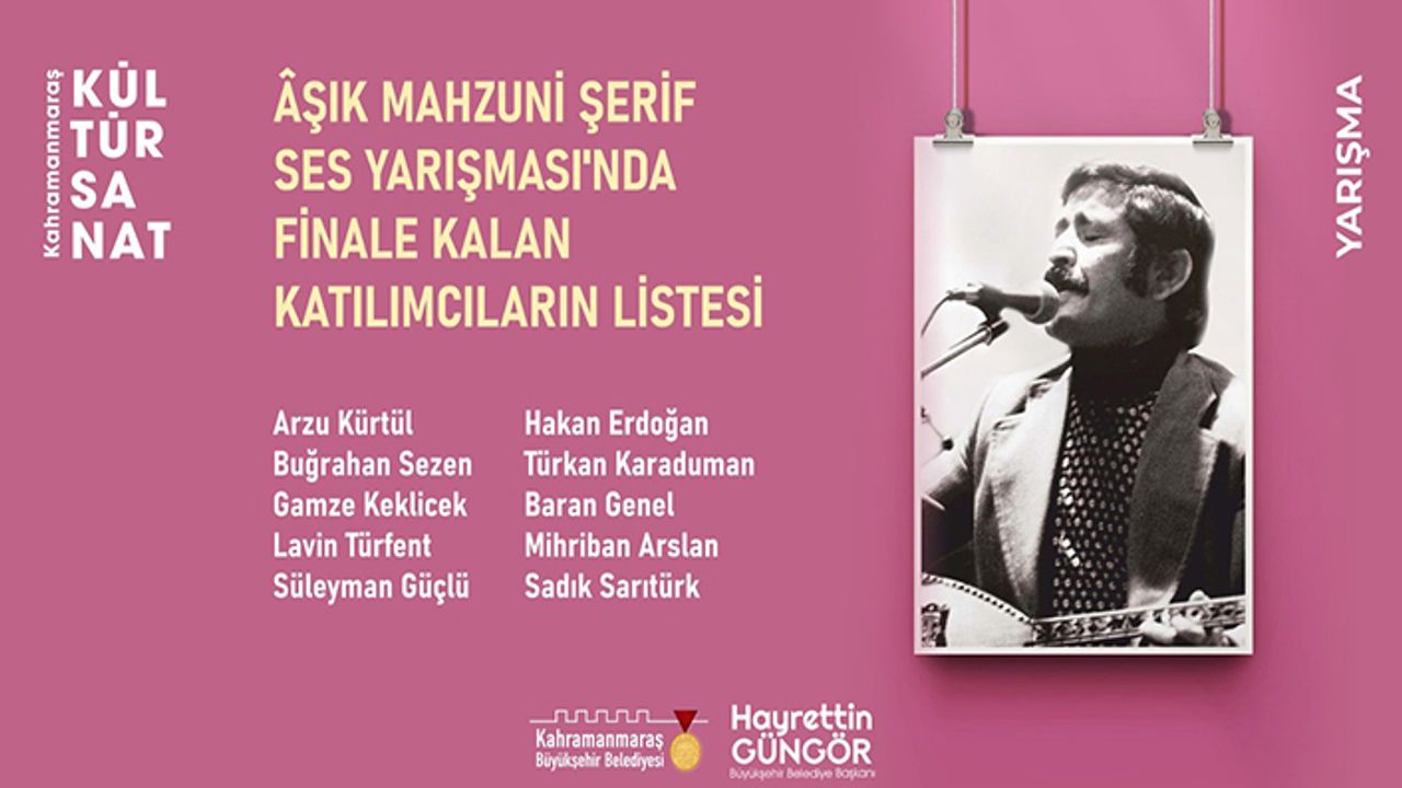 Âşık Mahzuni Şerif türküleri Ses Yarışması finalistleri belli oldu