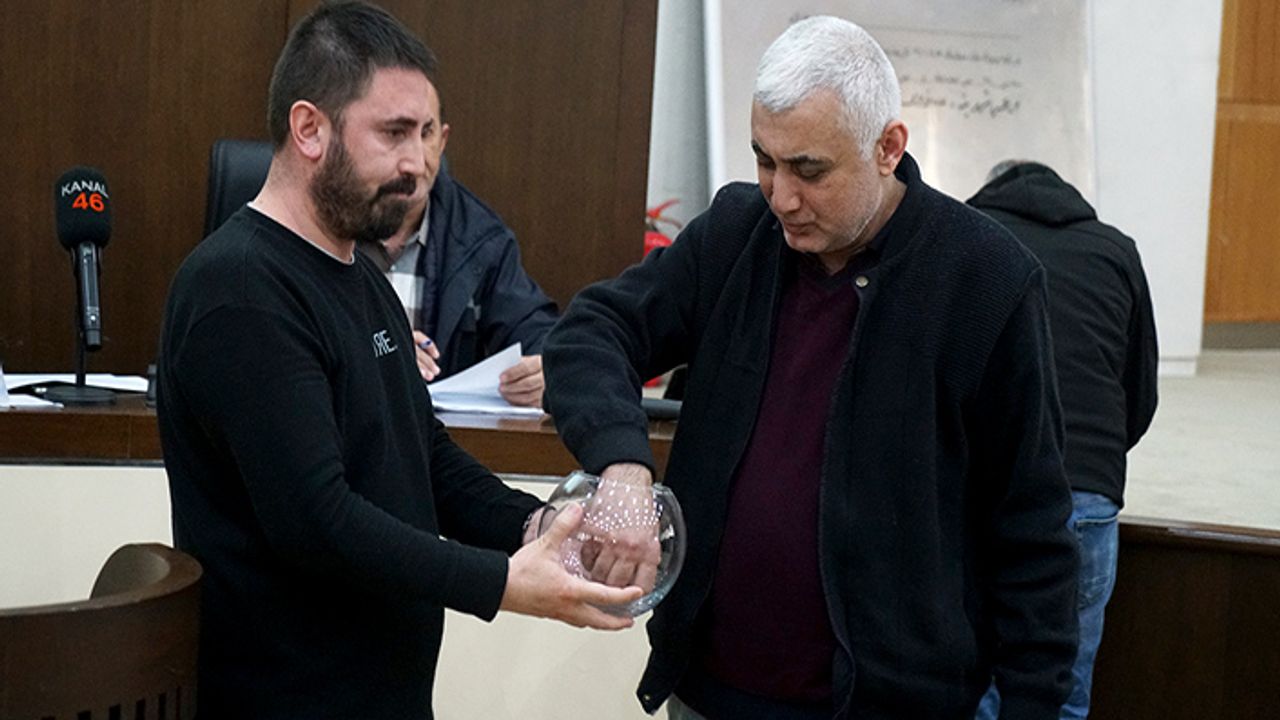 Dulkadiroğlu ilçesinde kurulacak geçici çarşı için kuralar çekildi