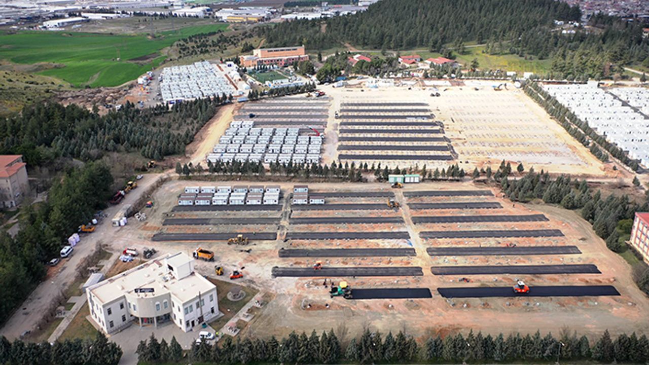 Karacasu konteyner kentte 3. etap çalışmaları tamamlanıyor