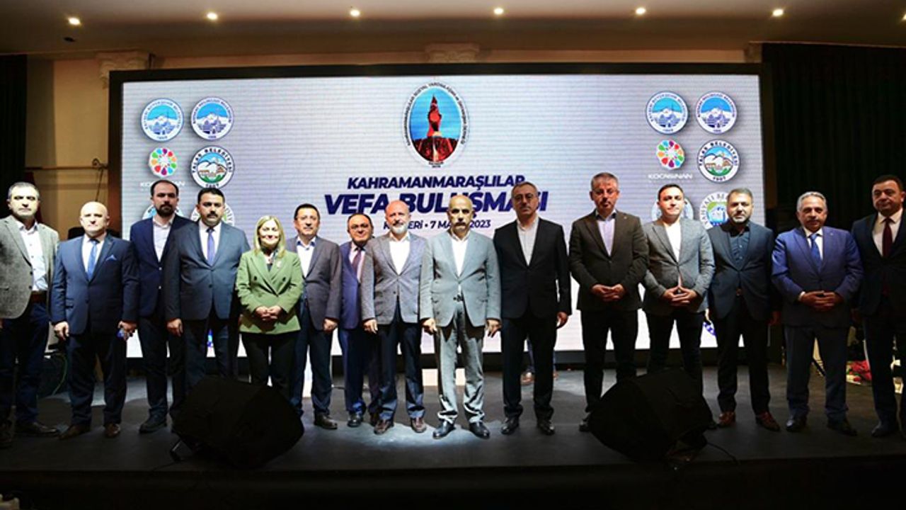 Güngör, Kahramanmaraşlılar Vefa Buluşması’na katıldı