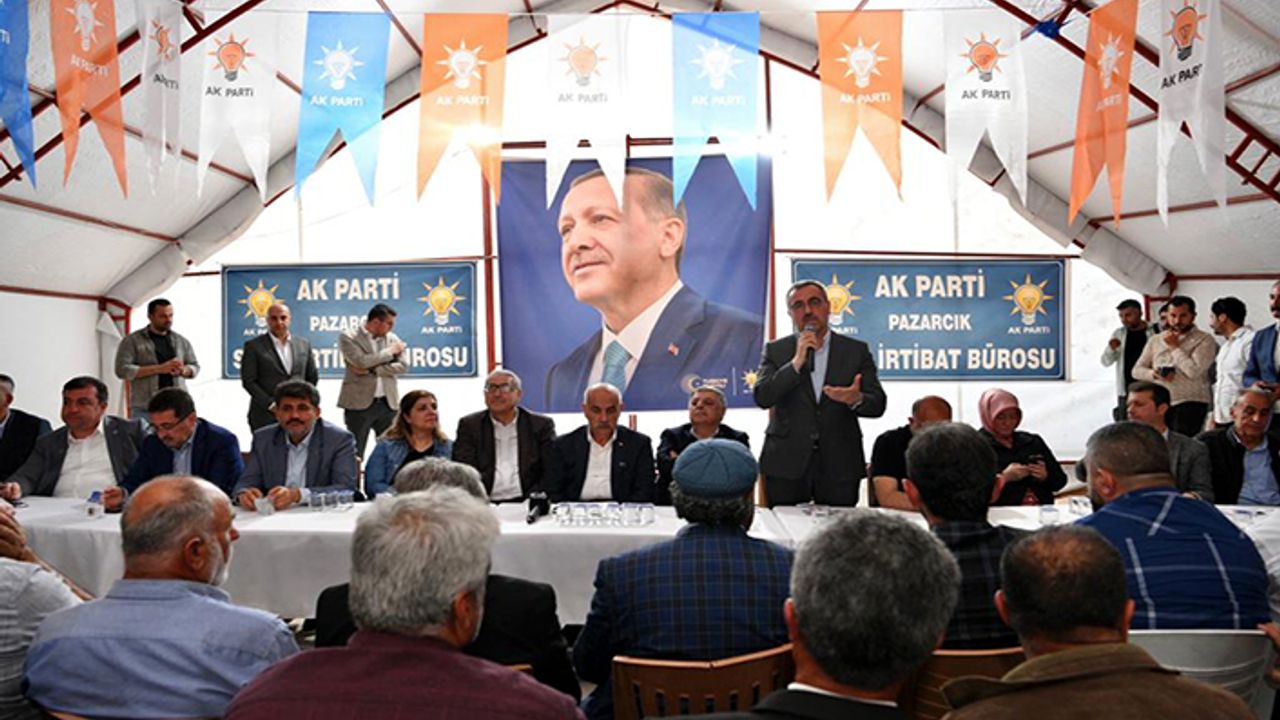 Kirişci ve Güngör, Pazarcık’ta vatandaşlarla bir araya geldi
