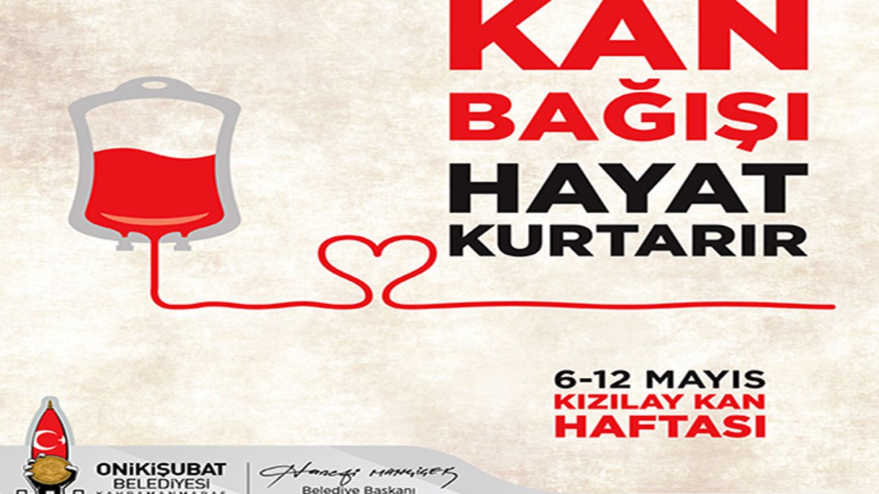 Mahçiçek, “Kan bağışı, insancıl ve onurlu bir davranıştır”