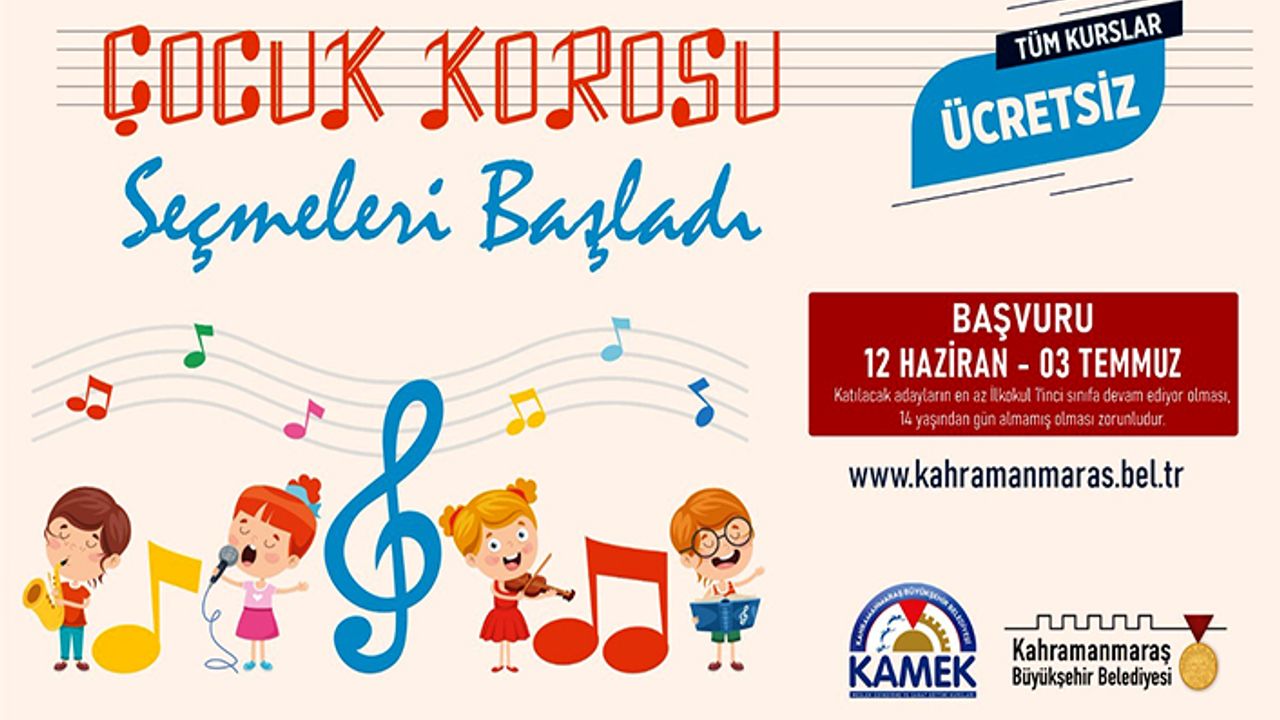 Çocuk Korosu’nda yeni dönem kayıtları başladı