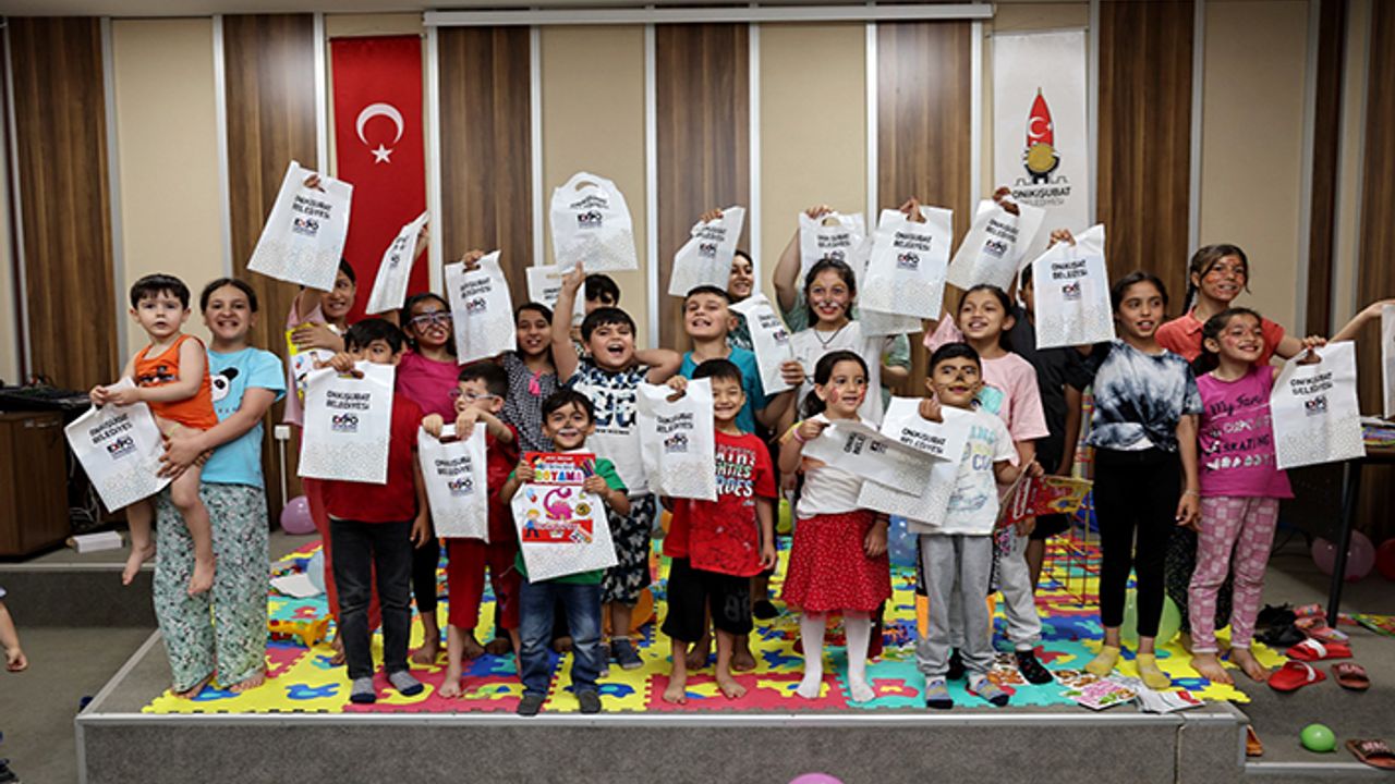 Onikişubat Belediyesi’nden çocuklara moral etkinliği