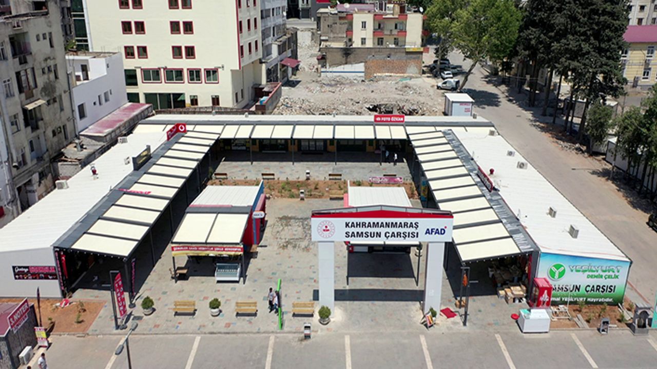 Geçici iş yerleri esnafa umut oldu