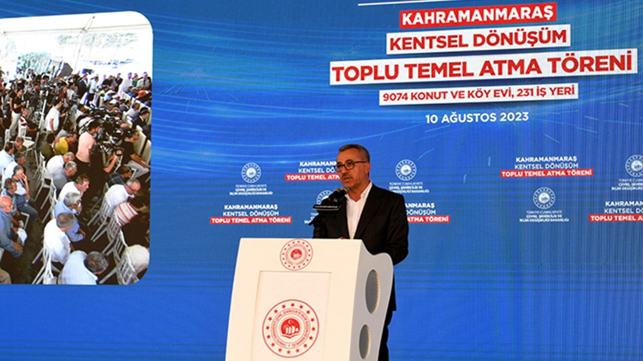 Güngör, “Yeni bir Kahramanmaraş'ın imar ve inşaatını gerçekleştiriyoruz”