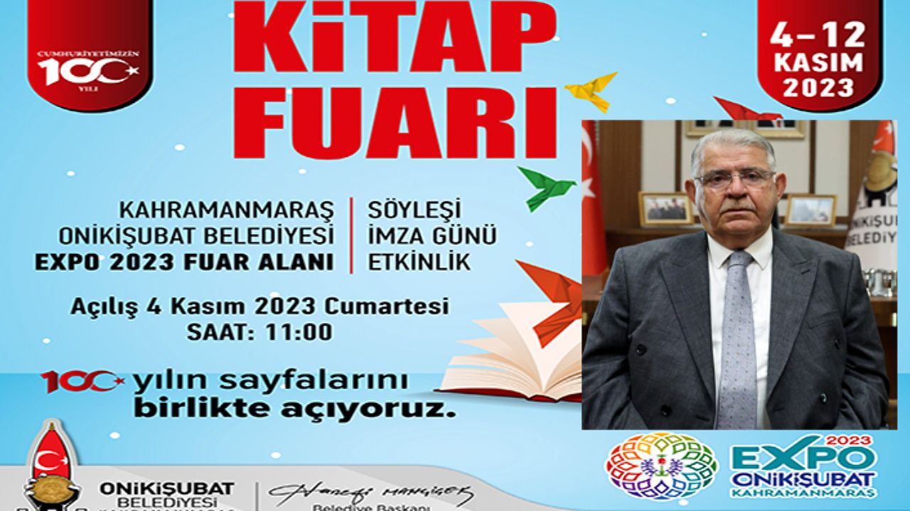 EXPO 2023 Kitap Fuarı, 4 Kasım Cumartesi günü okurlarıyla buluşacak