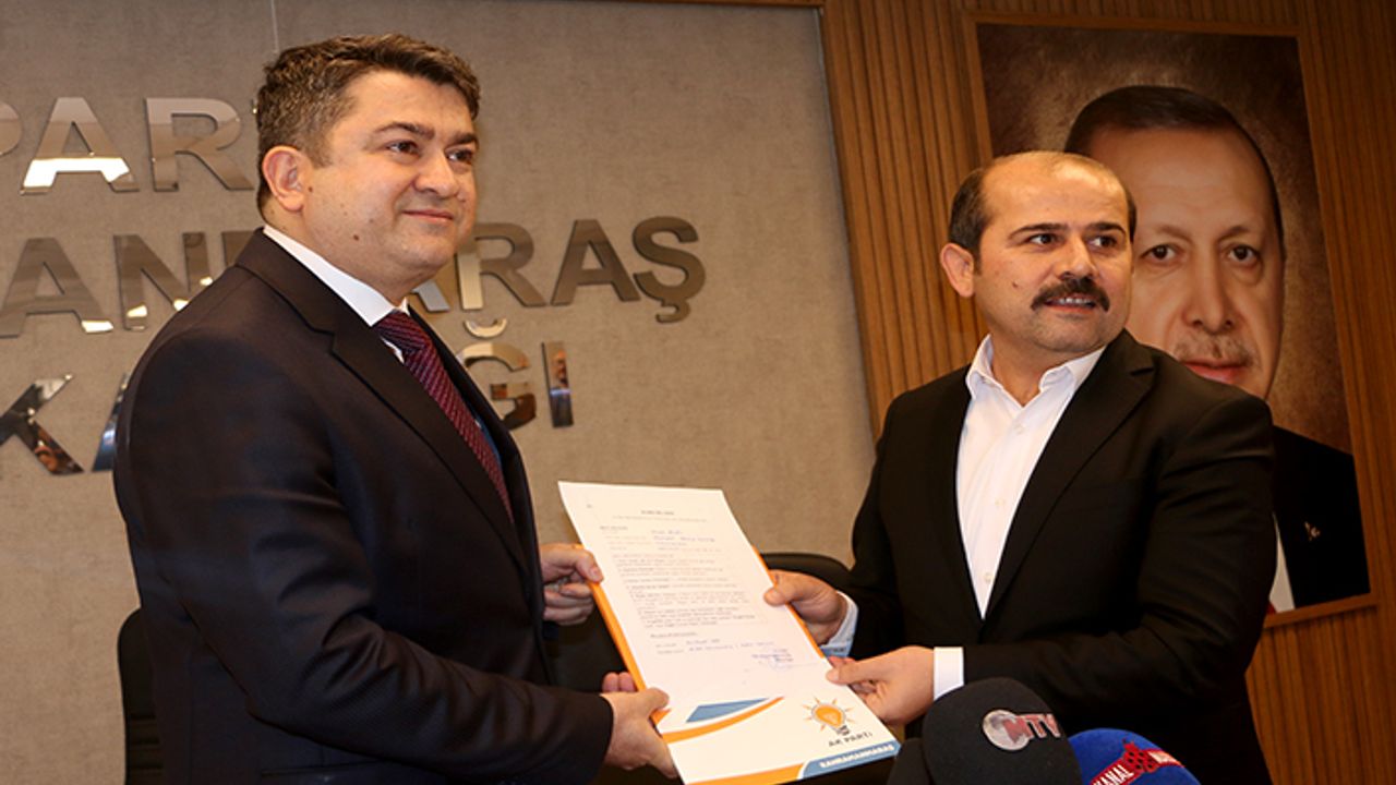 Ahmet Bülbül, AK Parti Kahramanmaraş Büyükşehir Belediyesine aday adayı oldu