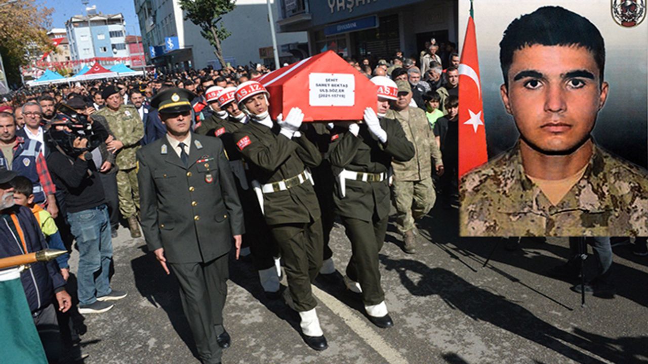 Şehit Er Samet Bektaş son yolcuğuna uğurlandı