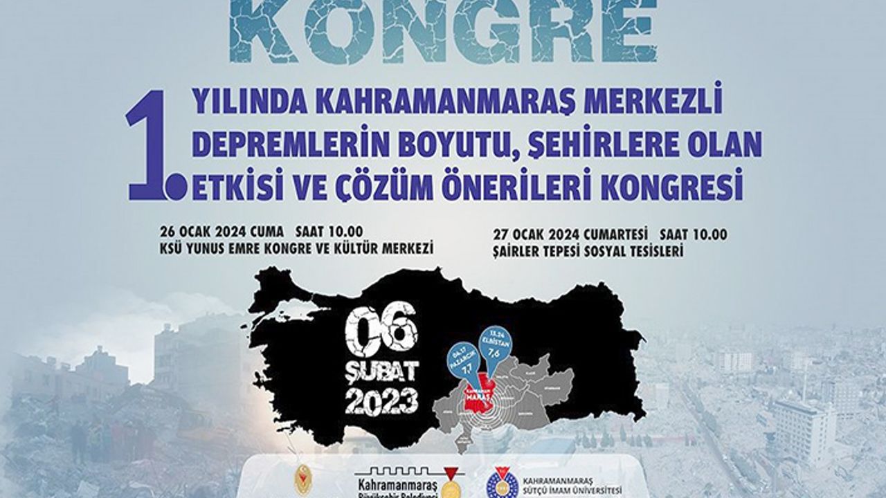 6 Şubat depremlerinin şehirlere olan etkisi konuşulacak