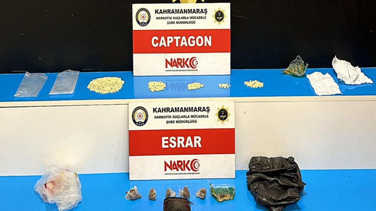 Kahramanmaraş’ta çeşitli suçlardan yakalanan 61 zanlı tutuklandı