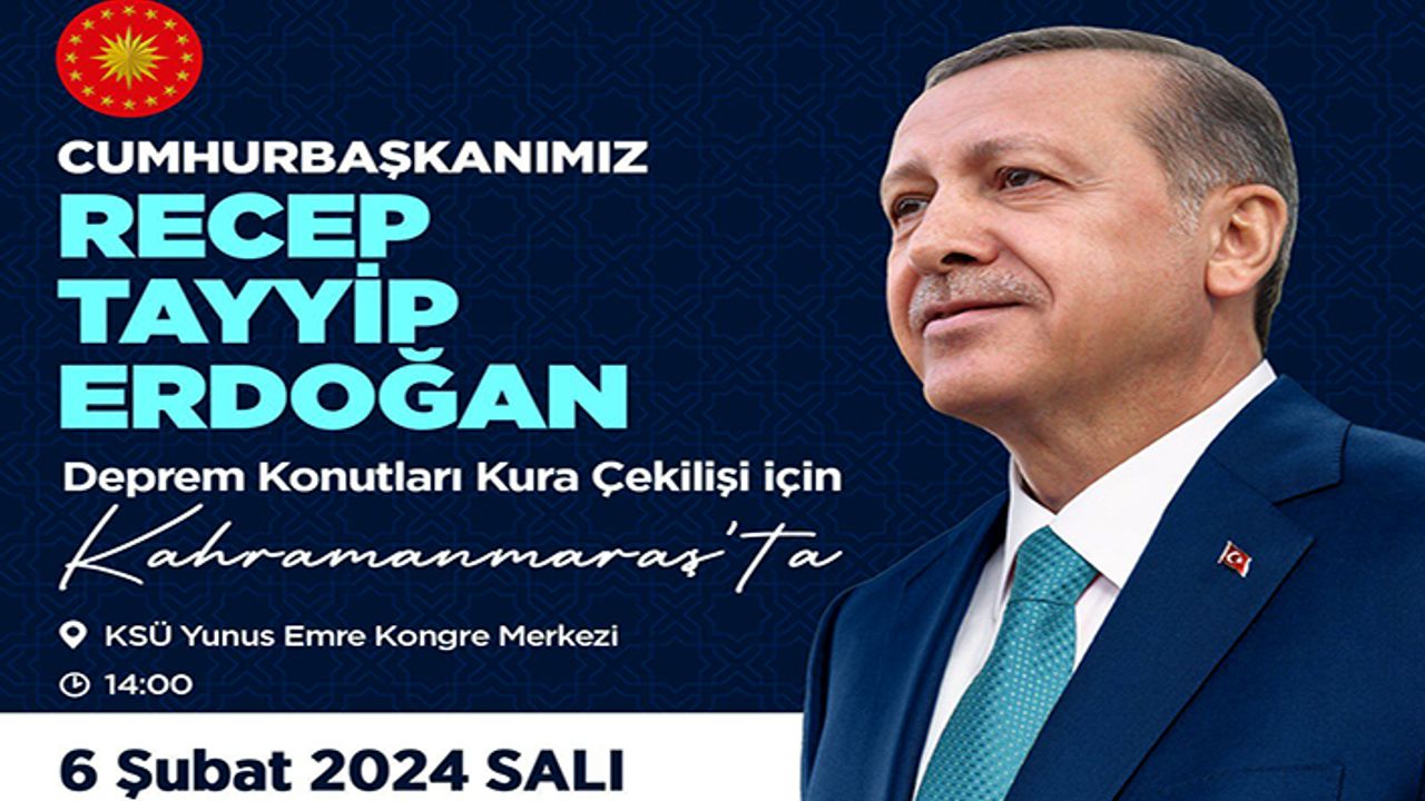 Cumhurbaşkanı Erdoğan, Asrın felaketinin yıl dönümünde Kahramanmaraş’a geliyor