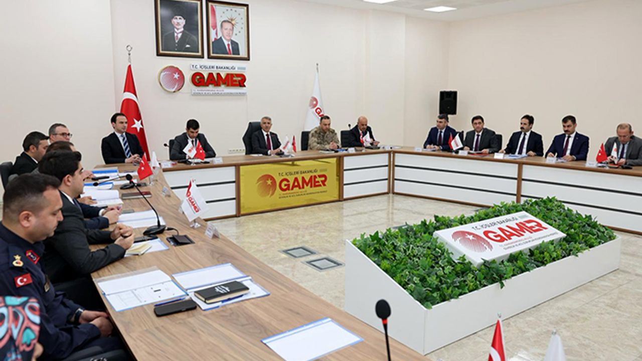 Seçim Güvenliği toplantısı Vali Ünlüer başkanlığında yapıldı