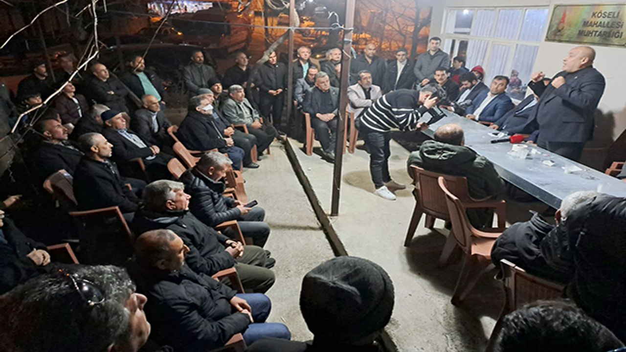 Yeniyapan ve Köseli’ye çıkarma yapan Dr. Ceyhan, “Makam kapısını kaldıracağız”