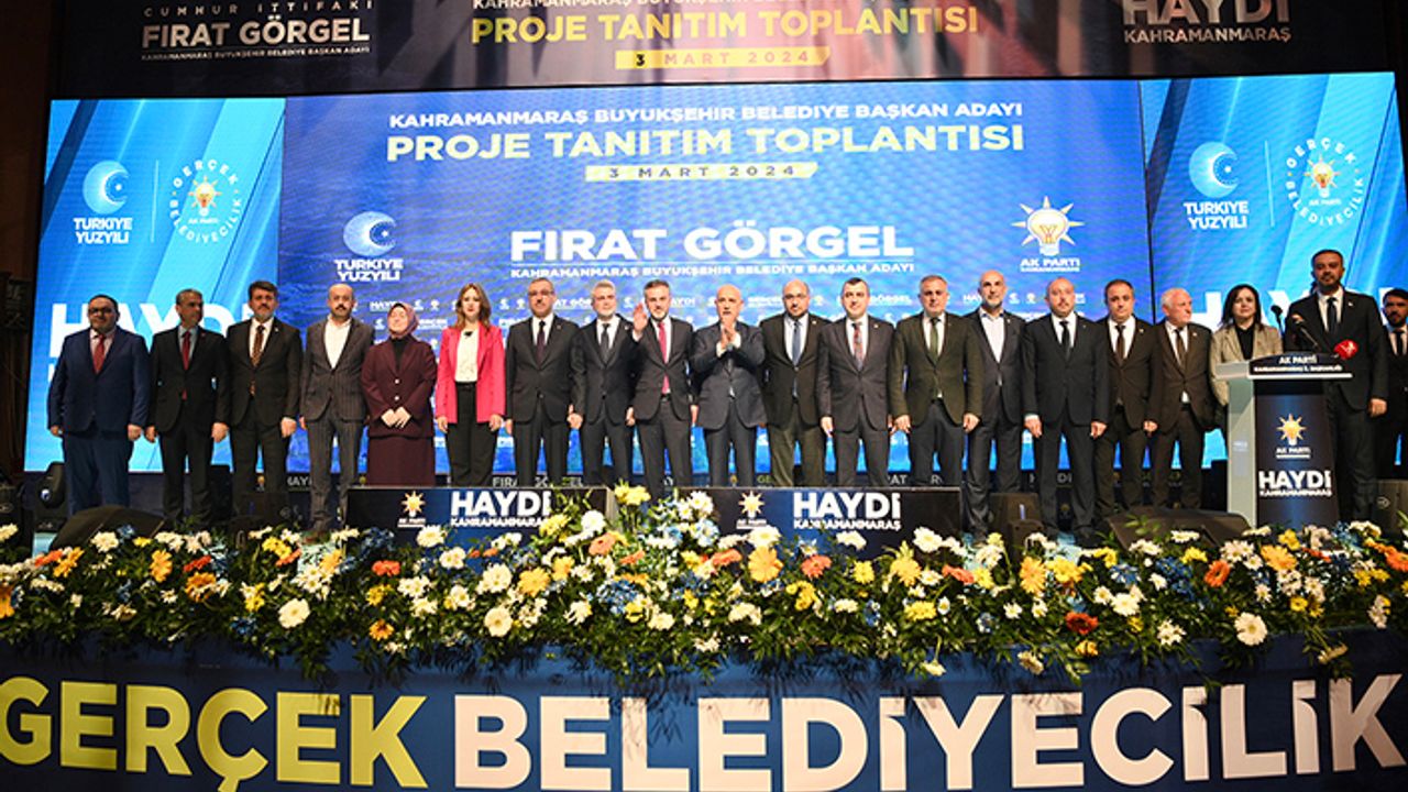Güngör, “31 Mart’ta Kahramanmaraş’tan Cumhur İttifakımıza en yüksek desteği vereceğiz”