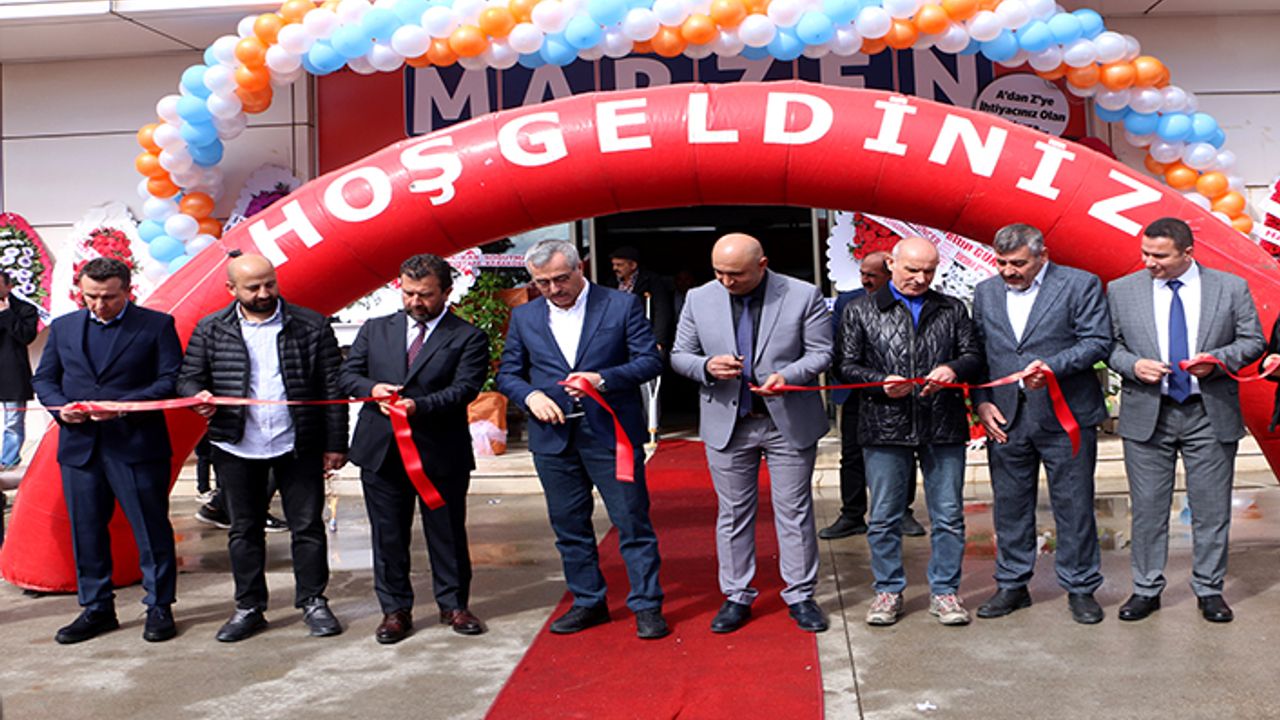 Marzen Yapı Market açıldı