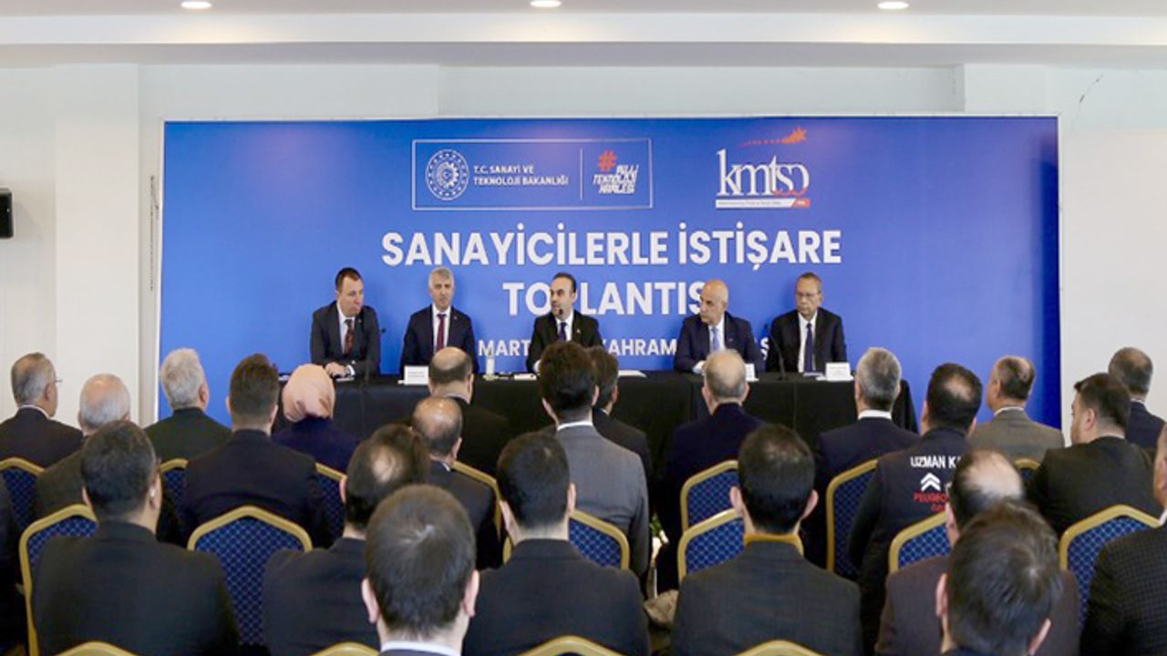 Sanayi ve Teknoloji Bakanı Kacır, iş dünyasıyla buluştu