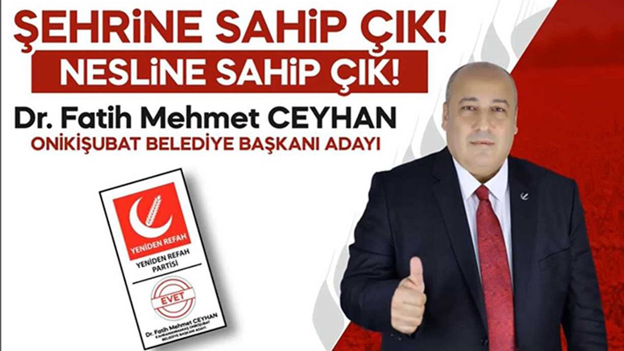 Sosyal Medya Anketleri Dr. Ceyhan'ı Onikişubat'ta favori gösteriyor