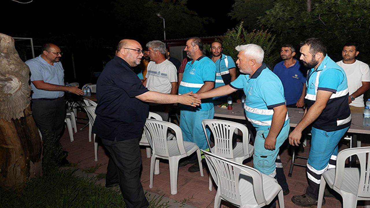 Akpınar, gece gündüz çalışan Çevre Koruma Ve Kontrol Müdürlüğü ekiplerine teşekkür