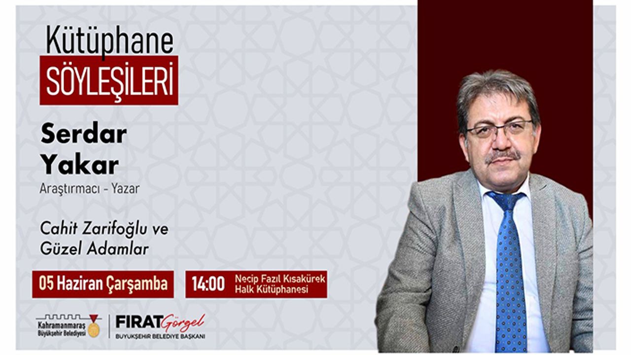 Kütüphane Söyleşileri’nde Yedi Güzel Adam konuşulacak