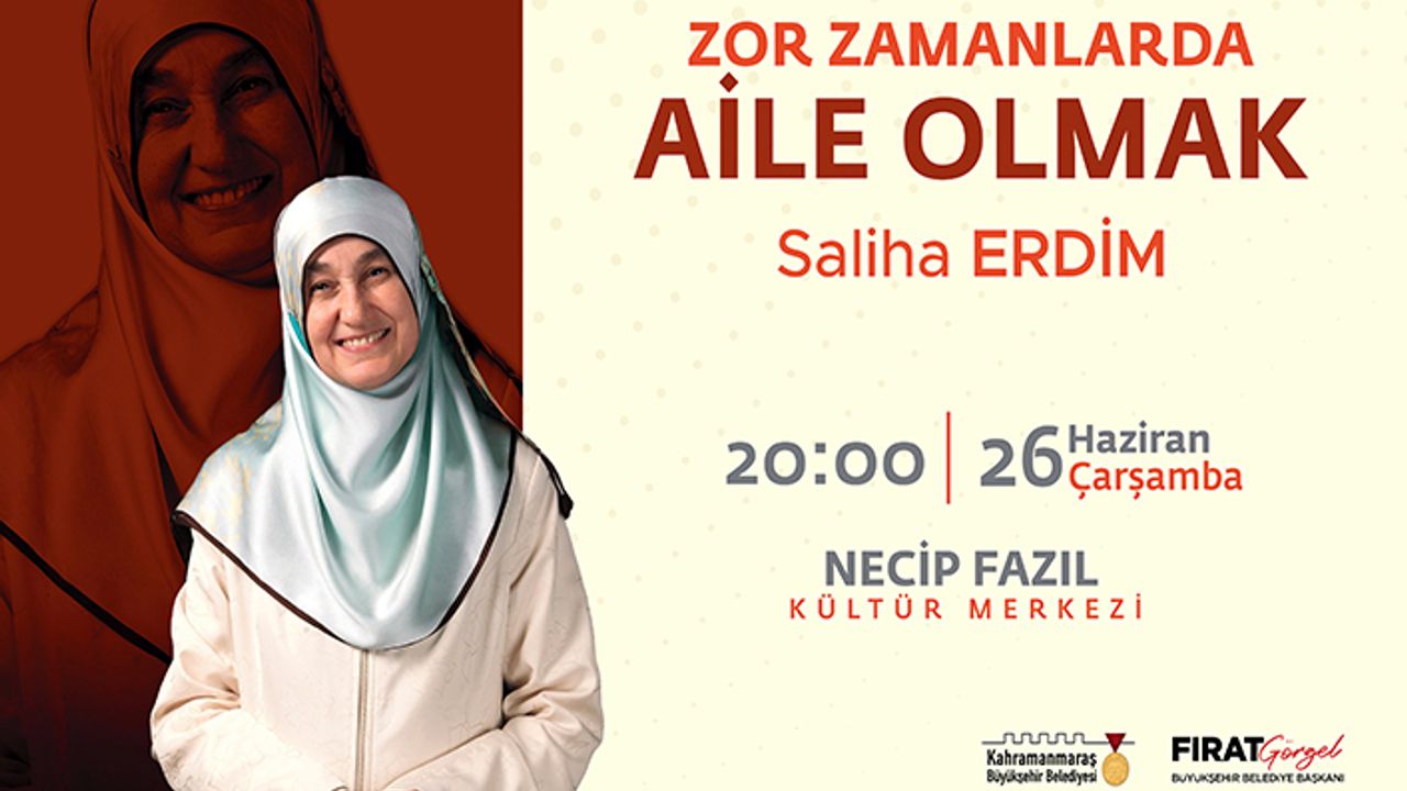 Saliha Erdim, ‘Zor Zamanlarda Aile Olmayı’ anlatacak