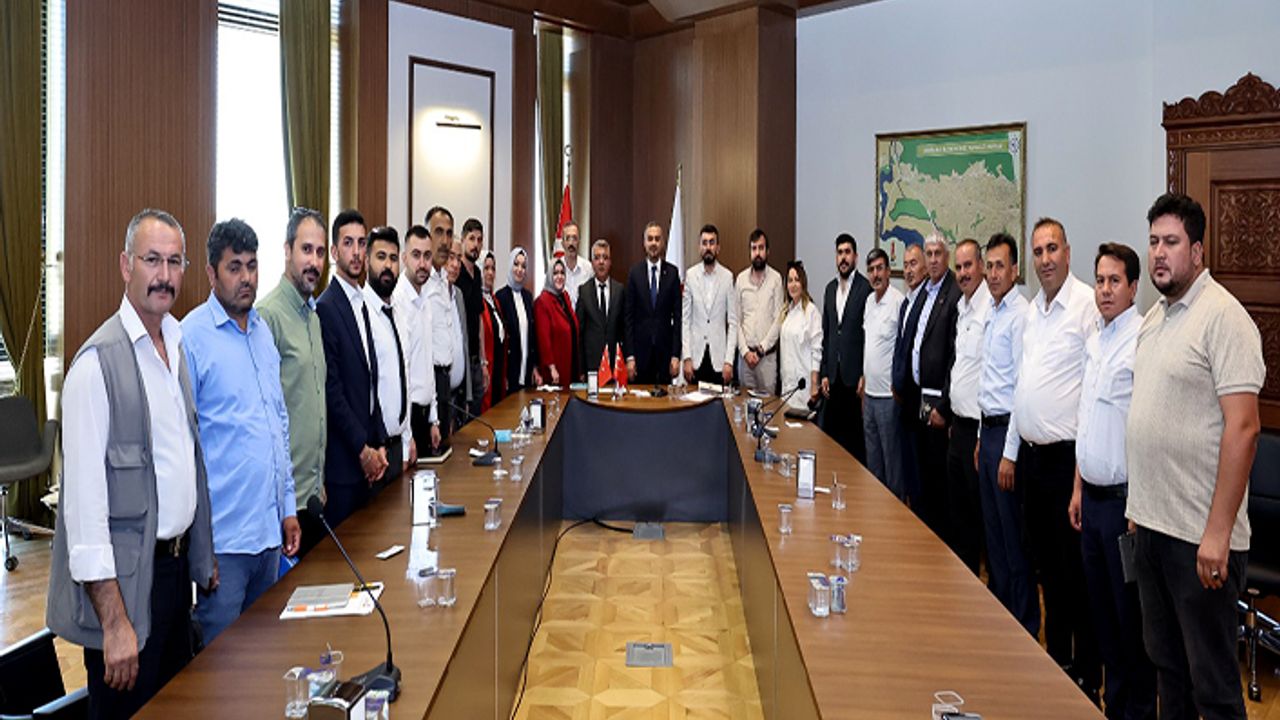 Toptaş, Mahalle muhtarlarıyla bir araya geldi